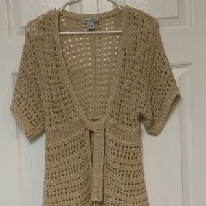 Deanne & White Size S Crochet Jacket